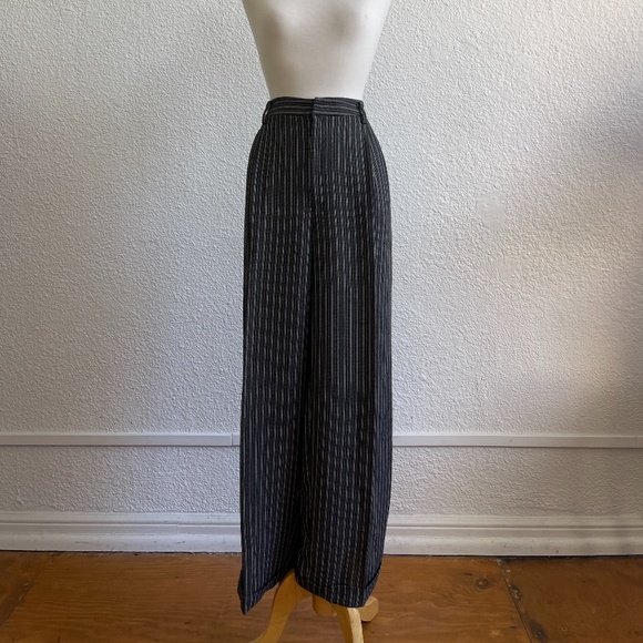 The Carrie Drop// Pinstripe Trouser - Picture 2 of 2